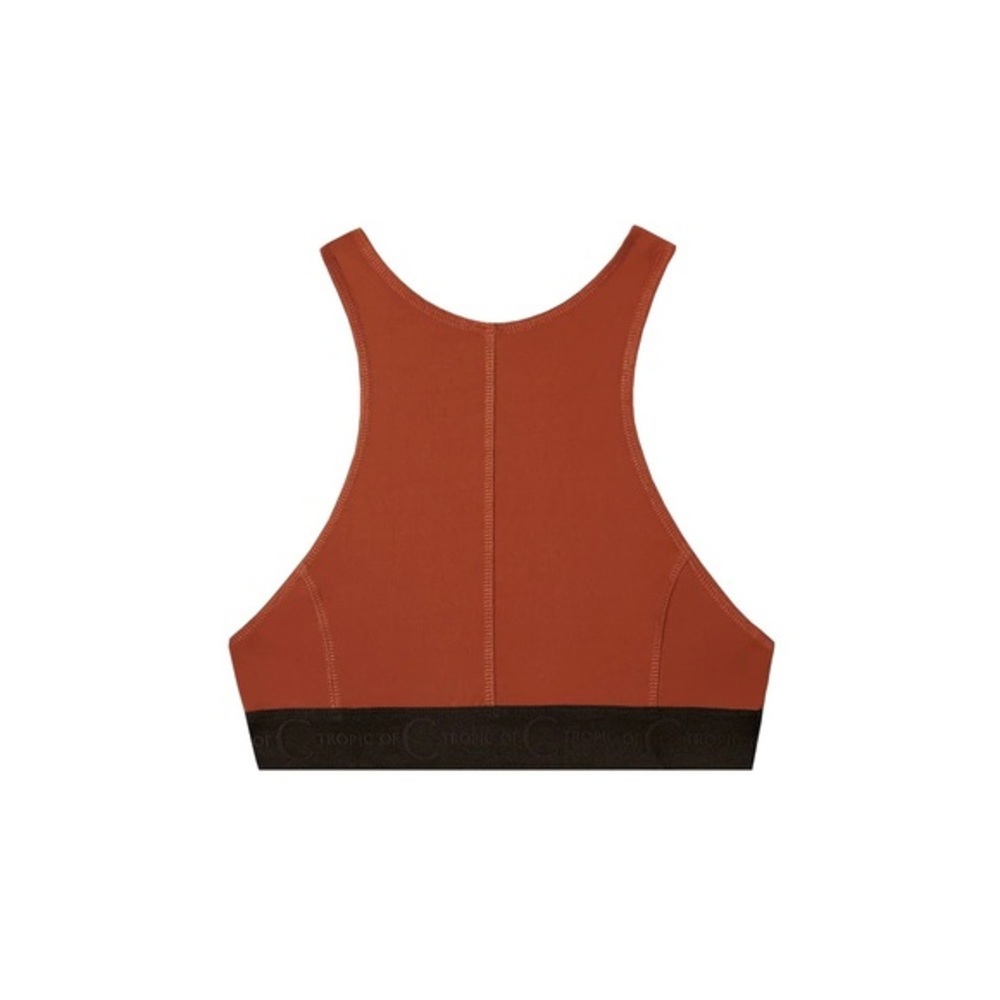 Tropic of C: circ bra top in henna